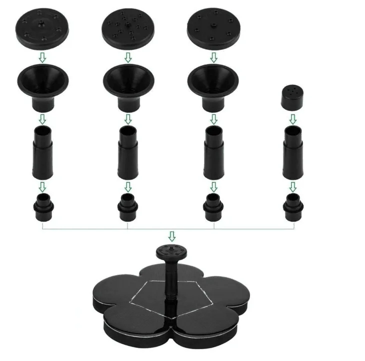 Solar Powered Water Fountain Garden Patio Decorative Pond Pool Birdbath Water Pump Fountain
Solar Powered Water Fountain Garden Patio Decorative Pond Pool Birdbath Water Pump Fountain
