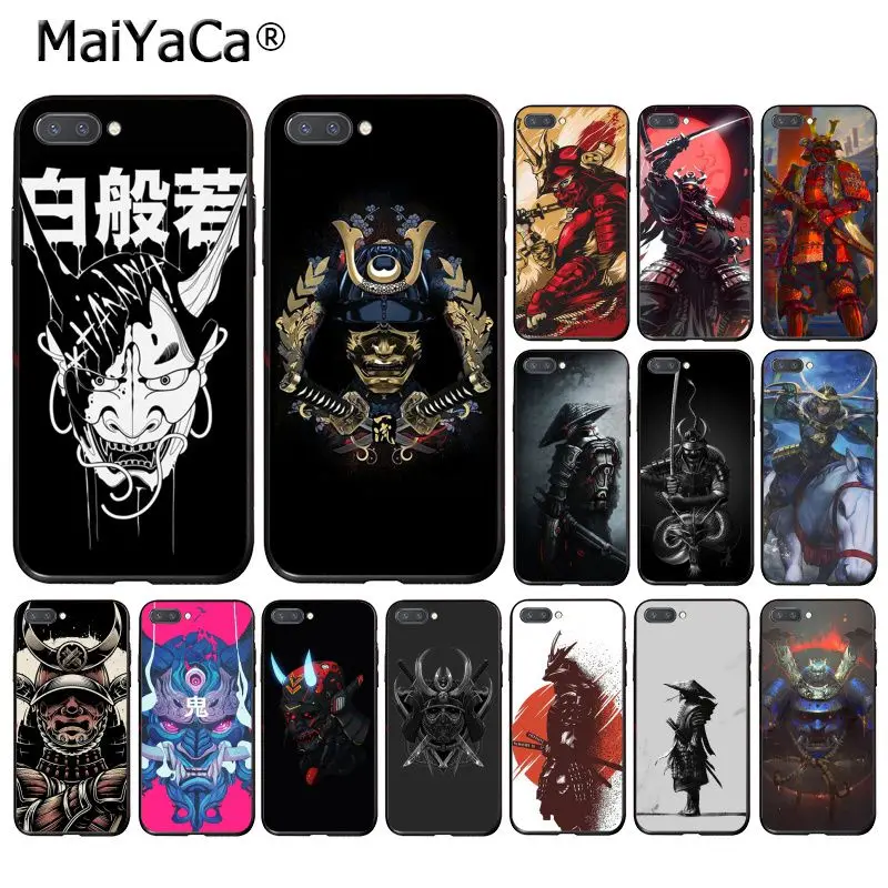 MaiYaCa японская маска самурая oni чехол для телефона Huawei Honor 8X 9 10 20 Lite 7A 8A 5A 7C 10i 9X Pro Play