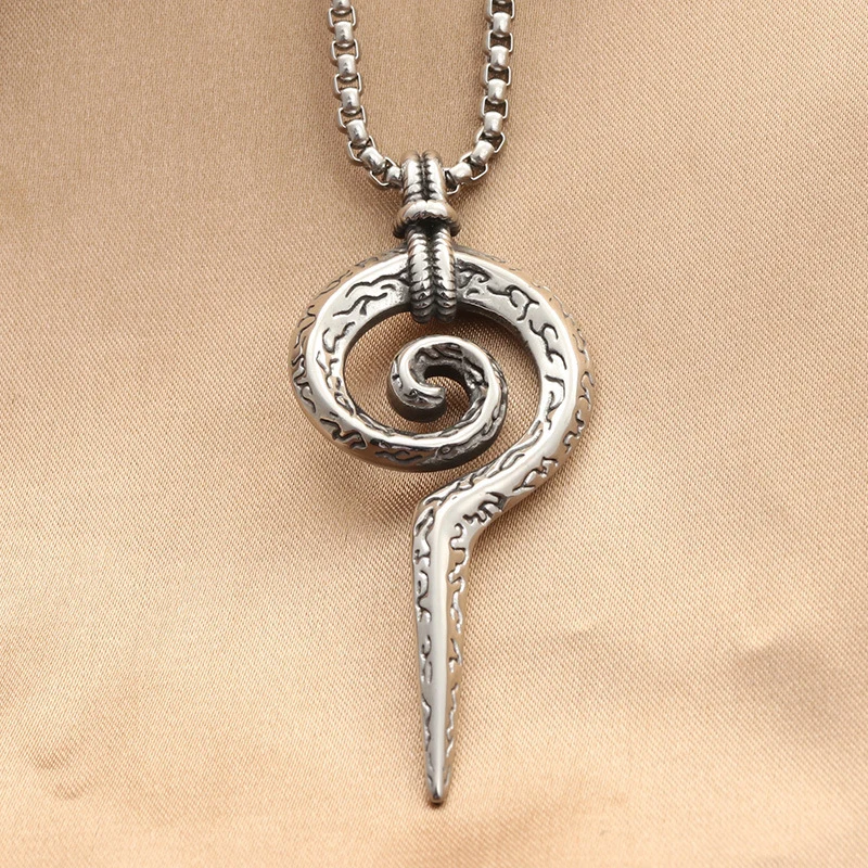 Creative The new personality Mayan Totem Snake Scepter Men's Pendant Necklace Retro Trend Fashion Hip Hop Punk Jewelry Wholesale
Creative The new personality Mayan Totem Snake Scepter Men's Pendant Necklace Retro Trend Fashion Hip Hop Punk Jewelry Wholesale