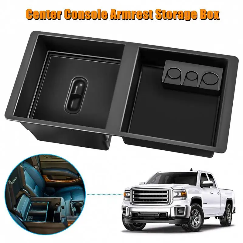 Подлокотник для центральной консоли автомобиля, органайзер, подлокотник, ящик для хранения для Silverado/Sierra/Tahoe/Suburban/Yukon/GMC 2014-2018, хранение в авто... 
Подлокотник для центральной консоли автомобиля, органайзер, подлокотник, ящик для хранения для Silverado/Sierra/Tahoe/Suburban/Yukon/GMC 2014-2018, хранение в авто...
