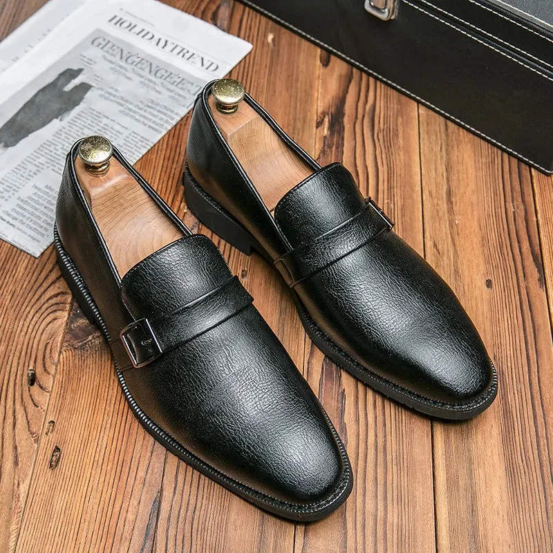 Men's Leather Shoes New Fashion Light And Versatile Large Black Business Dress Casual Shoes Pointed Men's Leather Shoes
Men's Leather Shoes New Fashion Light And Versatile Large Black Business Dress Casual Shoes Pointed Men's Leather Shoes