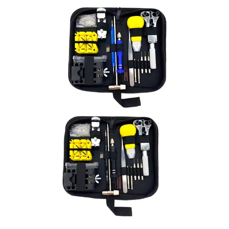 148pcs Watch Repair tool Kit Watch Link Pin Remover Case Opener Spring Bar Remover Horlogemaker Gereedschap Repair Tool Kit
148pcs Watch Repair tool Kit Watch Link Pin Remover Case Opener Spring Bar Remover Horlogemaker Gereedschap Repair Tool Kit