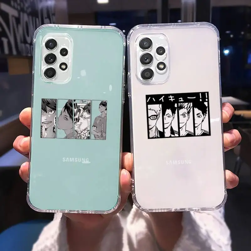 Anime Oya Haikyuu Volleyball Phone Case Transparent For Samsung Galaxy A S 8 9 10 12 20 21 40 50 52 51 70 71 2019 fe ultra plus 
Anime Oya Haikyuu Volleyball Phone Case Transparent For Samsung Galaxy A S 8 9 10 12 20 21 40 50 52 51 70 71 2019 fe ultra plus