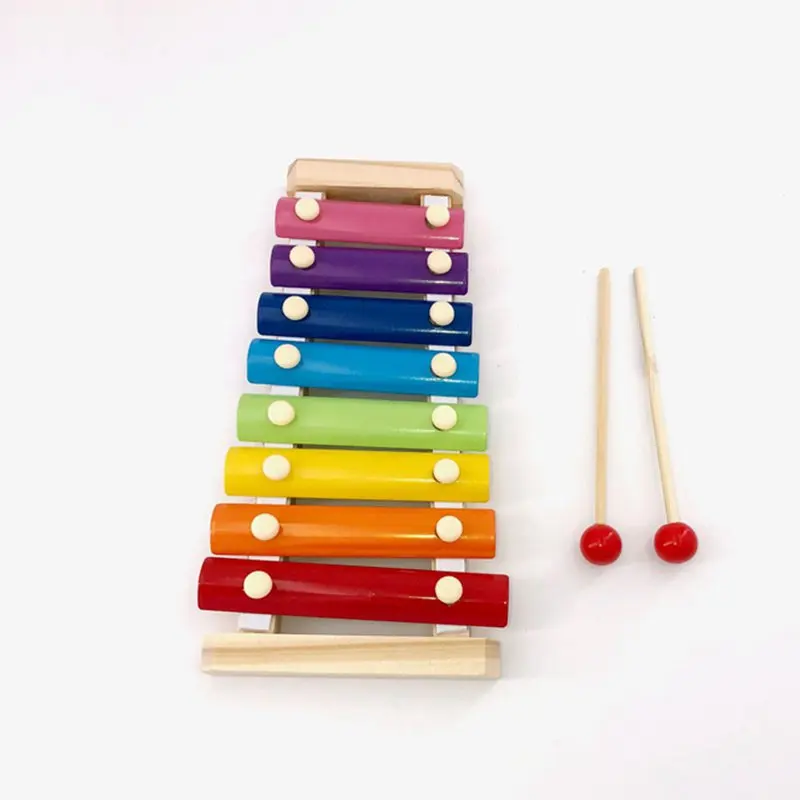 Rainbow Color Xylophone Children Hand Knock Wooden Toys Creative Birthday Gifts Orff Musical Instruments for Beginners Hot Sale
Rainbow Color Xylophone Children Hand Knock Wooden Toys Creative Birthday Gifts Orff Musical Instruments for Beginners Hot Sale