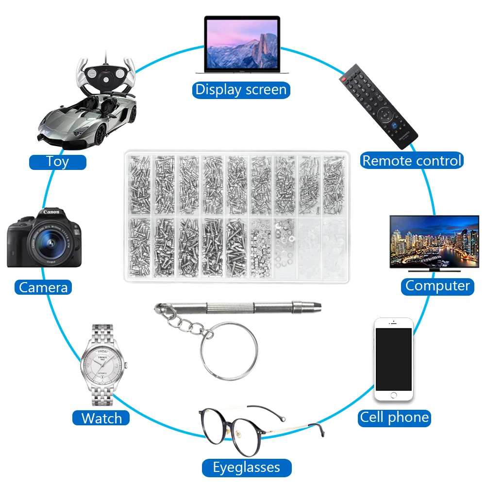Eyeglass Or Sun Glasses Repair Tools Kit For Screws Set Screwdriver Nuts Watch Nose Pad Optical Tool Parts Assorted
Eyeglass Or Sun Glasses Repair Tools Kit For Screws Set Screwdriver Nuts Watch Nose Pad Optical Tool Parts Assorted