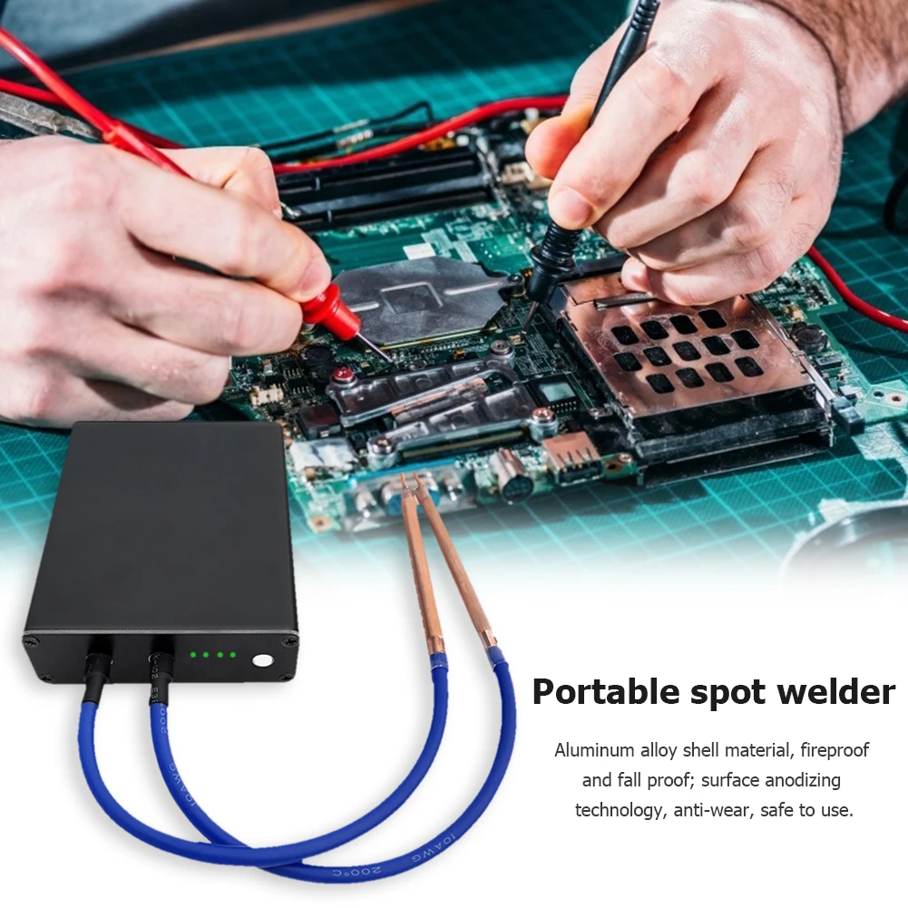 Handheld DIY Nickel Plate 18650 Battery Spot Welder Mini Spot Welding Machine Aluminum Alloy Shell Welding Tool Kits
Handheld DIY Nickel Plate 18650 Battery Spot Welder Mini Spot Welding Machine Aluminum Alloy Shell Welding Tool Kits