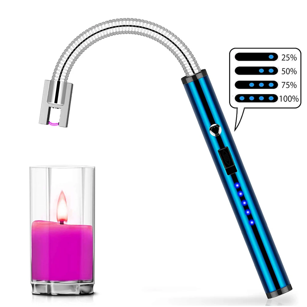 Зажигалка свечей, электрическая дуговая Зажигалка светодиодный светодиодным дисплеем, длинная гибкая USB Зажигалка для газовых печей, кемпи...
Зажигалка свечей, электрическая дуговая Зажигалка светодиодный светодиодным дисплеем, длинная гибкая USB Зажигалка для газовых печей, кемпи...