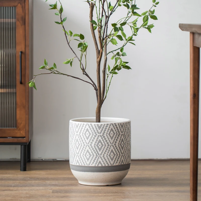 Garden Gray Modern Planters Minimalist Ceramic Plant Holder Nordic Style Vintage Decoration Bloempotten Home Decoration BK50HP
Garden Gray Modern Planters Minimalist Ceramic Plant Holder Nordic Style Vintage Decoration Bloempotten Home Decoration BK50HP