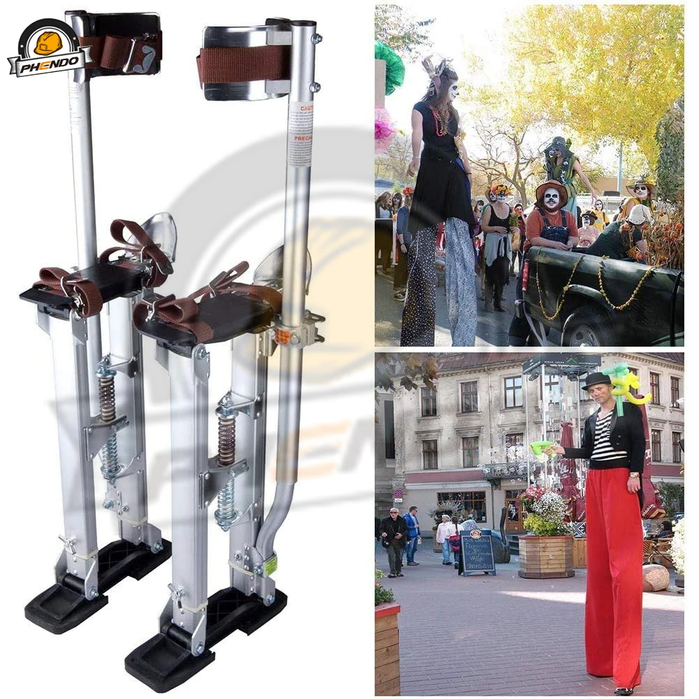 PHENDO Drywall Stilts 24"-40" 15"-23" Adjustable Aluminum Tool Stilt for Painting Taping or Cleaning Walking
PHENDO Drywall Stilts 24"-40" 15"-23" Adjustable Aluminum Tool Stilt for Painting Taping or Cleaning Walking