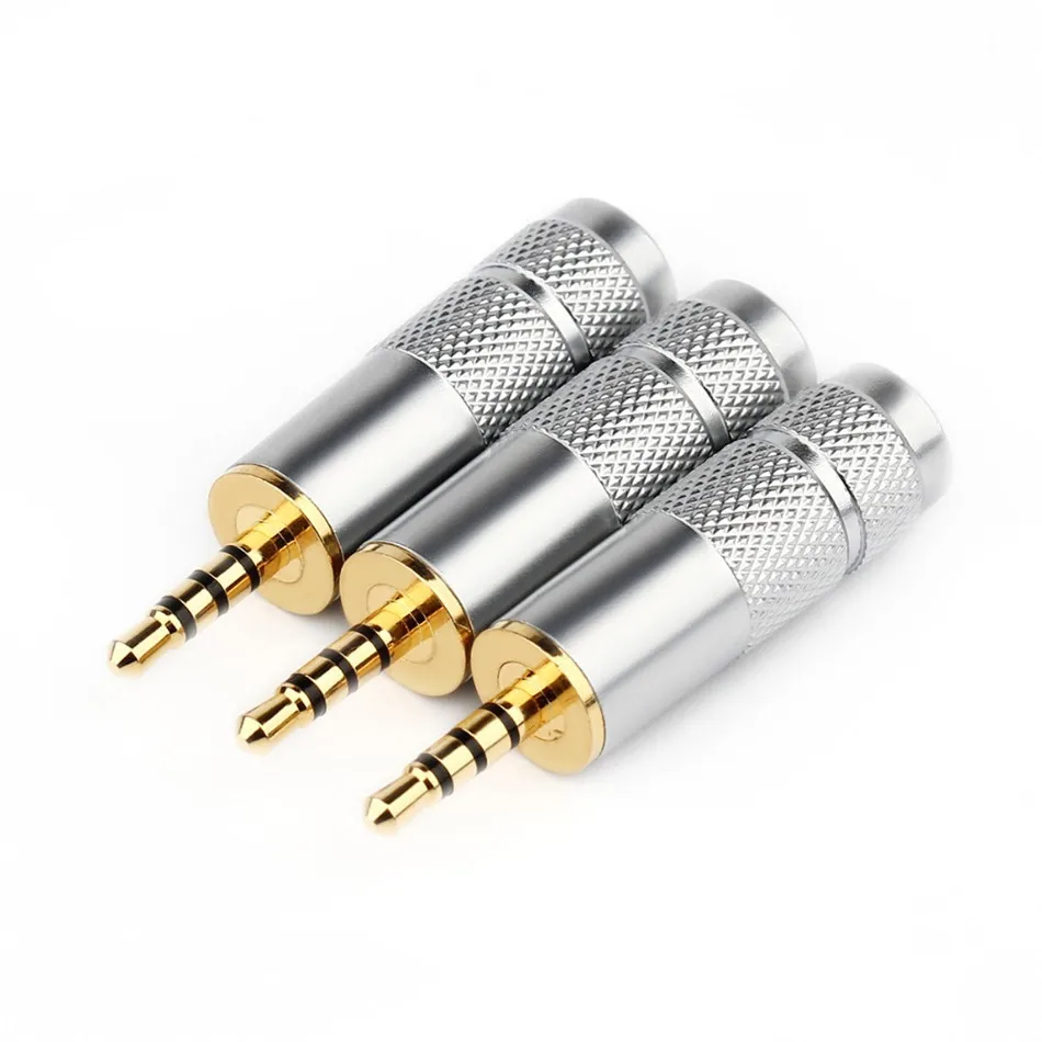2.5 mm Jack Earphone Plug Connectors Audio Adapter For AK240 320 380 Headphone 4 Poles Gold Plated Copper Consumer Accessories
2.5 mm Jack Earphone Plug Connectors Audio Adapter For AK240 320 380 Headphone 4 Poles Gold Plated Copper Consumer Accessories