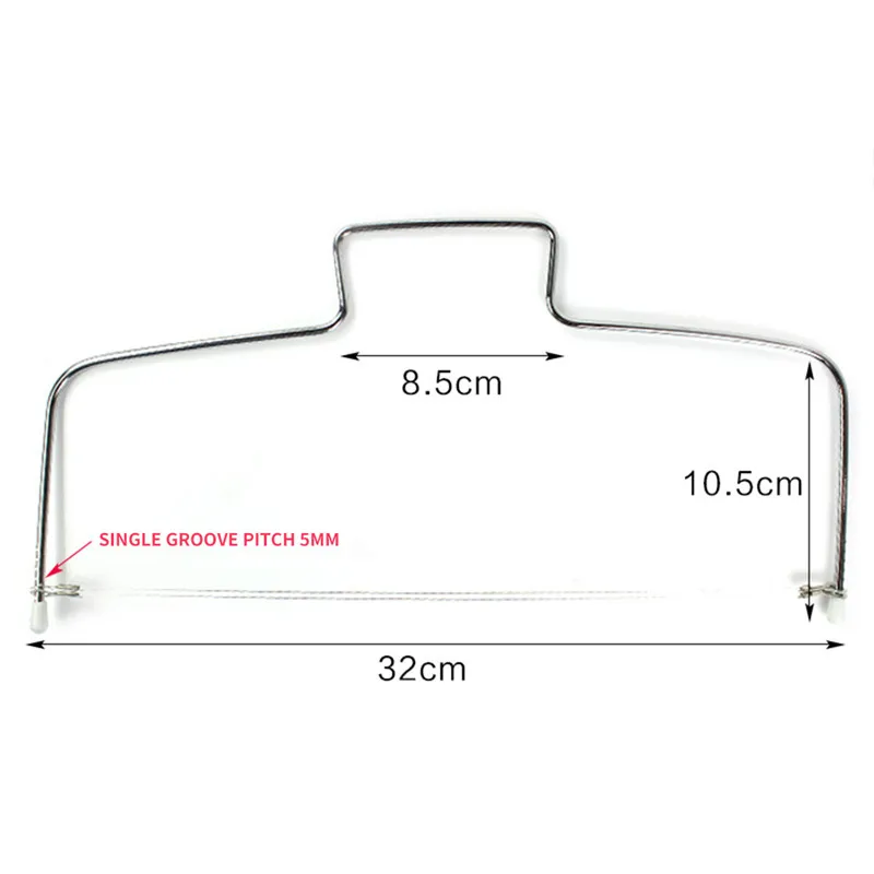 1PC Double Line Adjustable Stainless Steel Device Cake Decorating Mold DIY Bakeware Kitchen Cooking Tool Cake Cut Slicer
1PC Double Line Adjustable Stainless Steel Device Cake Decorating Mold DIY Bakeware Kitchen Cooking Tool Cake Cut Slicer