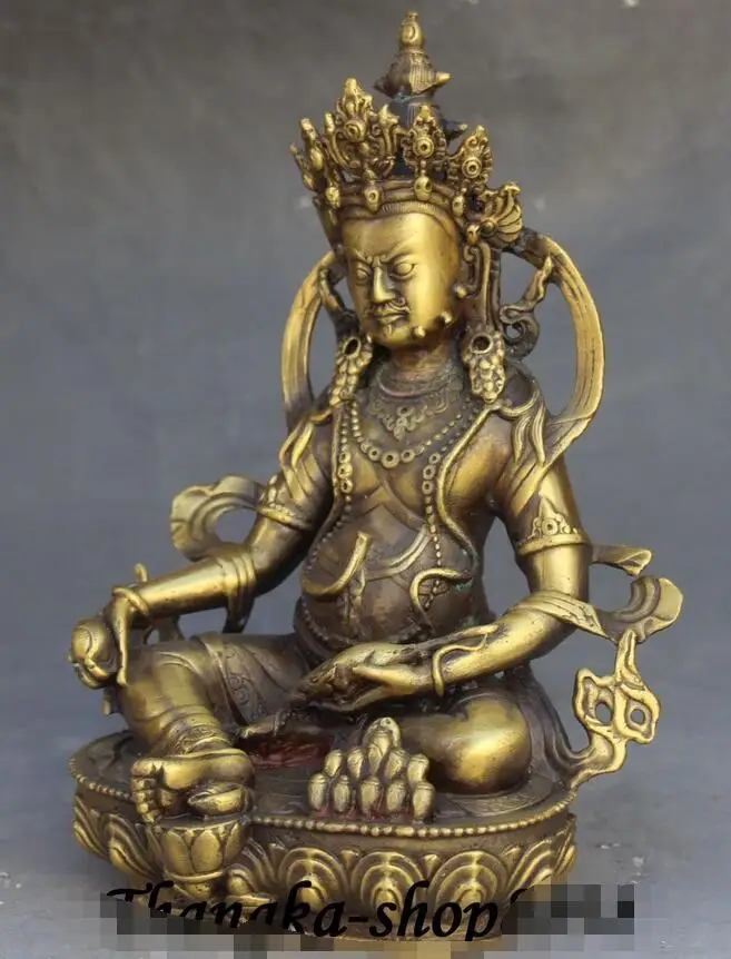 Тибетская Классическая буддистская Храмовая статуя Будды Mammon | Дом и