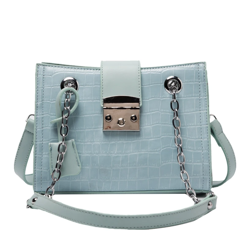 pattern Square Crocodile Tote bag 2021 New High-quality PU leather Women's Designer Handbag Lock Chain Shoulder Messenger Bag
pattern Square Crocodile Tote bag 2021 New High-quality PU leather Women's Designer Handbag Lock Chain Shoulder Messenger Bag