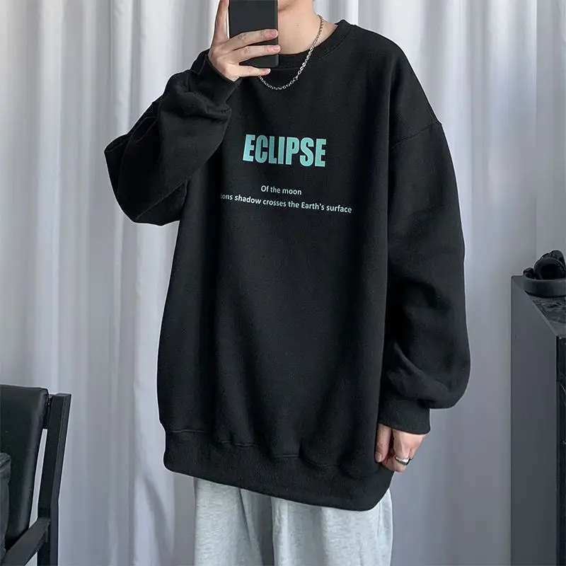 O-neck Sweatshirts Men 2022 Loose Fleece Korean Fashion Oversized Letter Printing Pullover Trend Preppy Winter Versatile Jacket
O-neck Sweatshirts Men 2022 Loose Fleece Korean Fashion Oversized Letter Printing Pullover Trend Preppy Winter Versatile Jacket