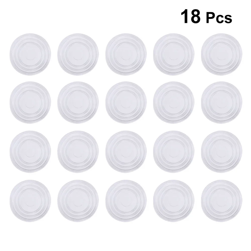 18 Pcs Furniture Bumpers Round Shape Glass Table Pads Transparent Rubber Mat Non-slip Grip Pads for Wall and Wooden
18 Pcs Furniture Bumpers Round Shape Glass Table Pads Transparent Rubber Mat Non-slip Grip Pads for Wall and Wooden