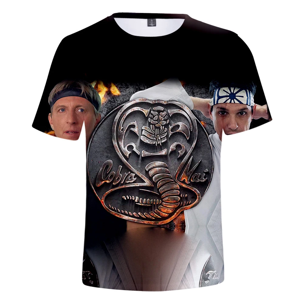 Summer New Hip-Hop 3D Printing Harajuku Cobra Kai T-Shirts For Men And Women Funny Breathable Casual Fun Oversized O-Neck Top 
Summer New Hip-Hop 3D Printing Harajuku Cobra Kai T-Shirts For Men And Women Funny Breathable Casual Fun Oversized O-Neck Top