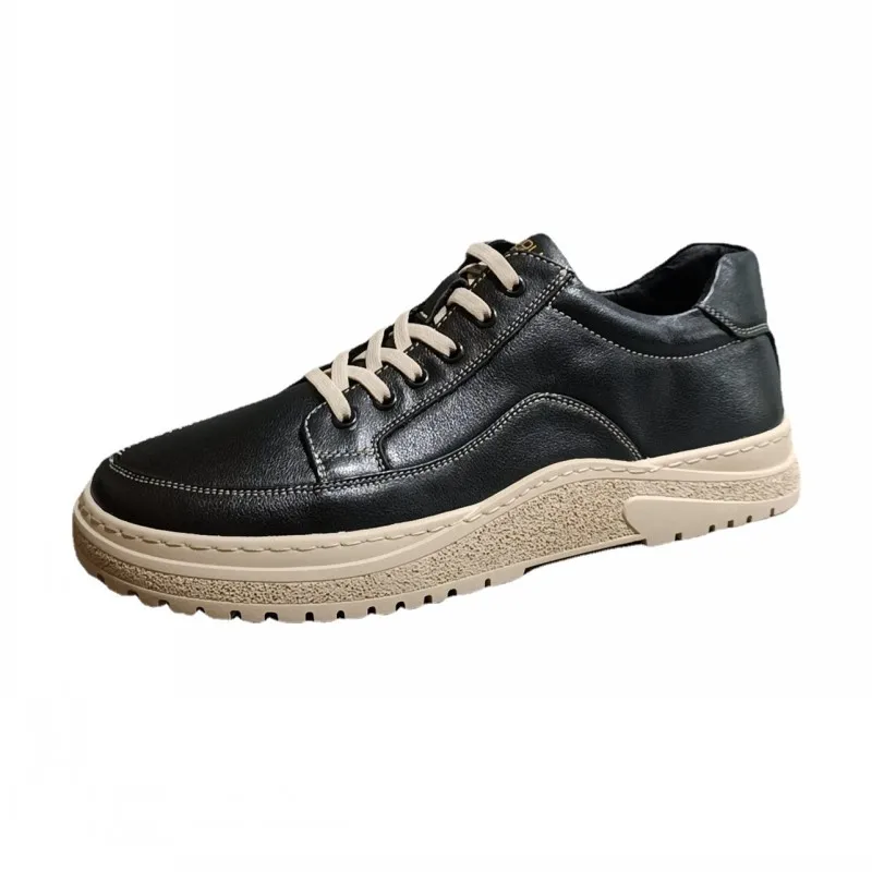 Brand Vintage Genuine Leather Casual Shoes Men Breathable Autumn New Lace Up Flat Sneakers Street Style Luxury Black Trainers
Brand Vintage Genuine Leather Casual Shoes Men Breathable Autumn New Lace Up Flat Sneakers Street Style Luxury Black Trainers
