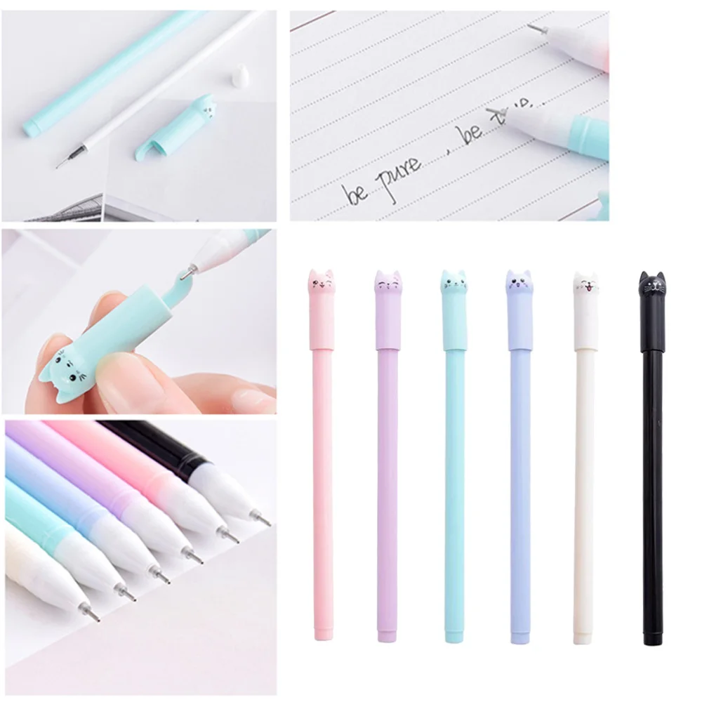 12 Pcs Creative Pen Kitten Shape Ink Pens Signature Pen Black Pen For School Stationery 0.5 Full Needle Black Ink((B
12 Pcs Creative Pen Kitten Shape Ink Pens Signature Pen Black Pen For School Stationery 0.5 Full Needle Black Ink((B