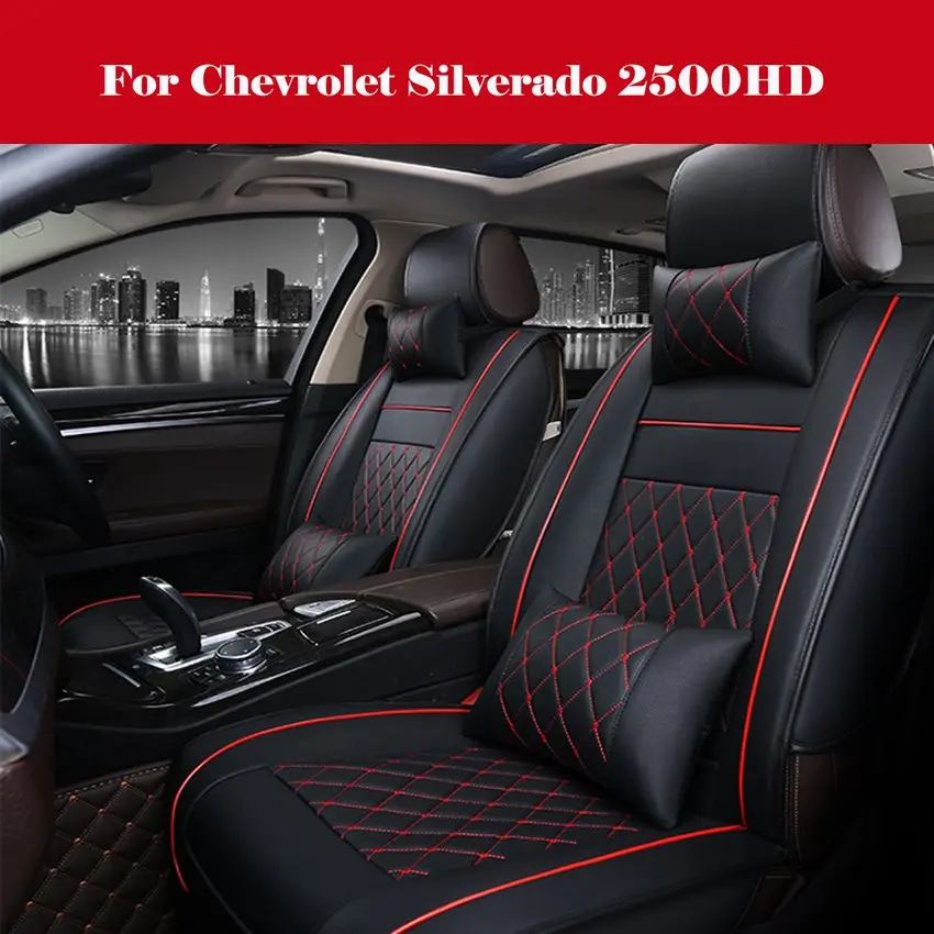 Luxury Full Surrounded Seat Covers PU Leather Car Seat Cover Cushion Protect For Chevrolet Silverado 2500HD
Luxury Full Surrounded Seat Covers PU Leather Car Seat Cover Cushion Protect For Chevrolet Silverado 2500HD