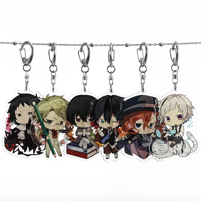 Bungo Stray Dogs Acrylic Keychain Righteous Ardour Hot Anime Car Key Chain Girl Bag Pendant Accessories Keyring Men Gift
Bungo Stray Dogs Acrylic Keychain Righteous Ardour Hot Anime Car Key Chain Girl Bag Pendant Accessories Keyring Men Gift