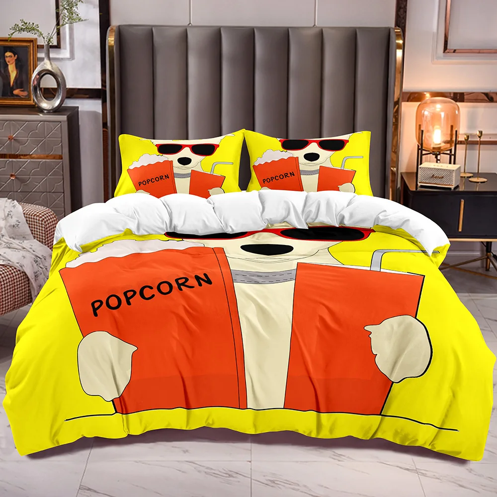 Children Bedding Duvet Cover Sets with Cartoon Dog Print White Reverse Comforter Cover Zipper Closure Microfiber Soft
Children Bedding Duvet Cover Sets with Cartoon Dog Print White Reverse Comforter Cover Zipper Closure Microfiber Soft