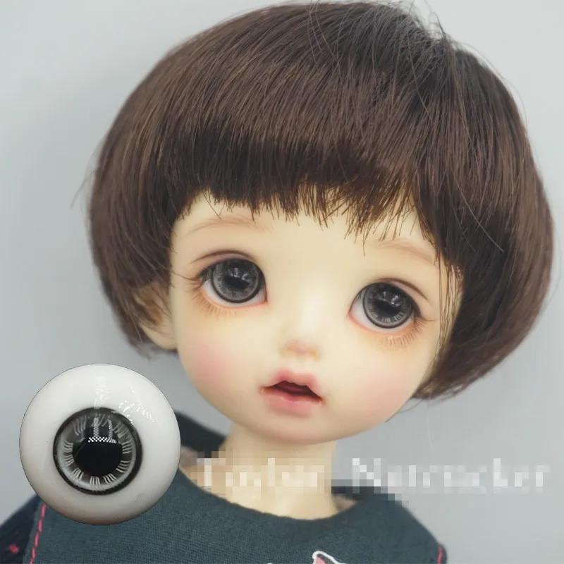 BJD doll eye is suitable for 1/3 1/4 1/6 doll size glass eye ball imitation small brown ring grey coincidence flash pupil doll a
BJD doll eye is suitable for 1/3 1/4 1/6 doll size glass eye ball imitation small brown ring grey coincidence flash pupil doll a