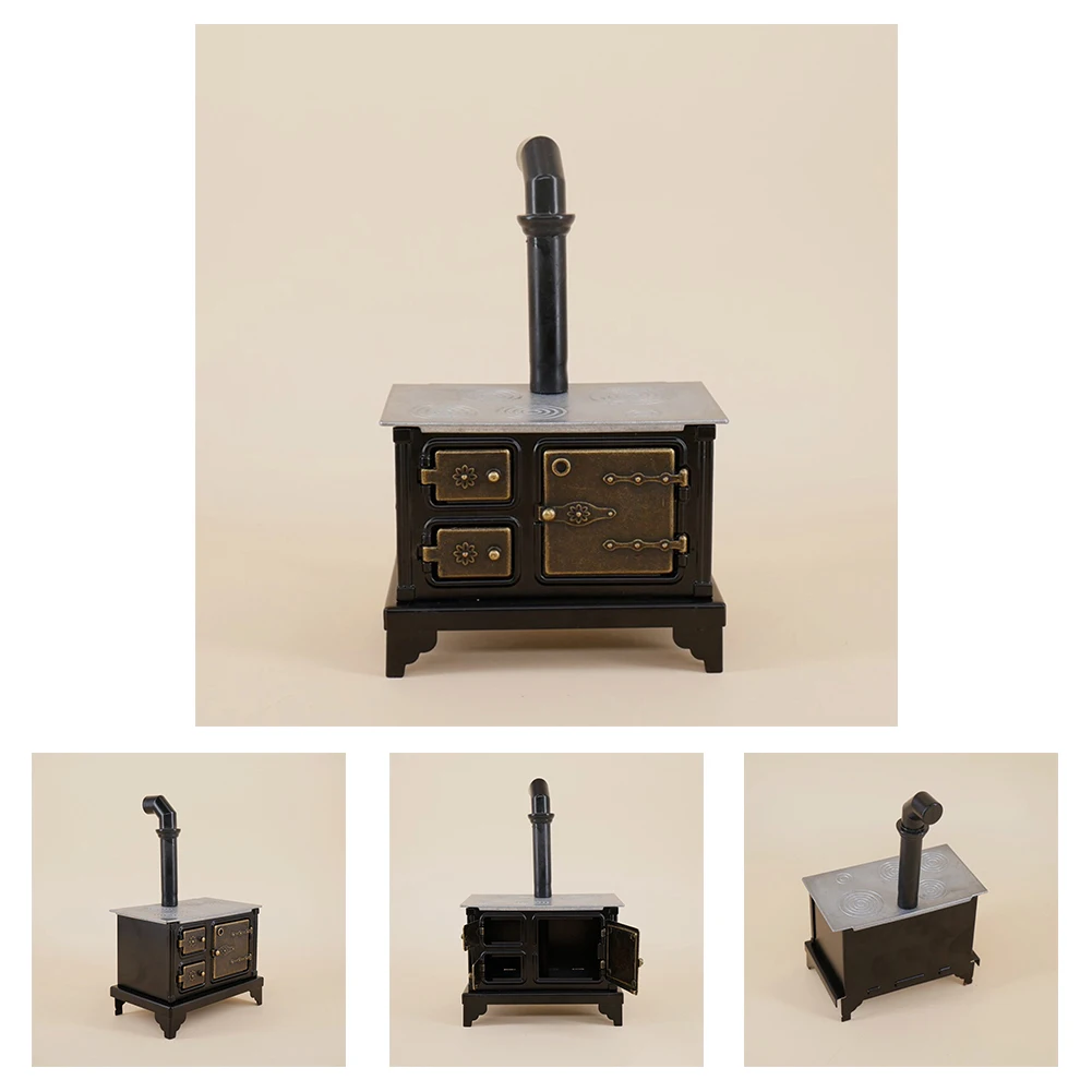 Подарочная мебель игрушка для готовки кукольный дом железные аксессуары дымоход