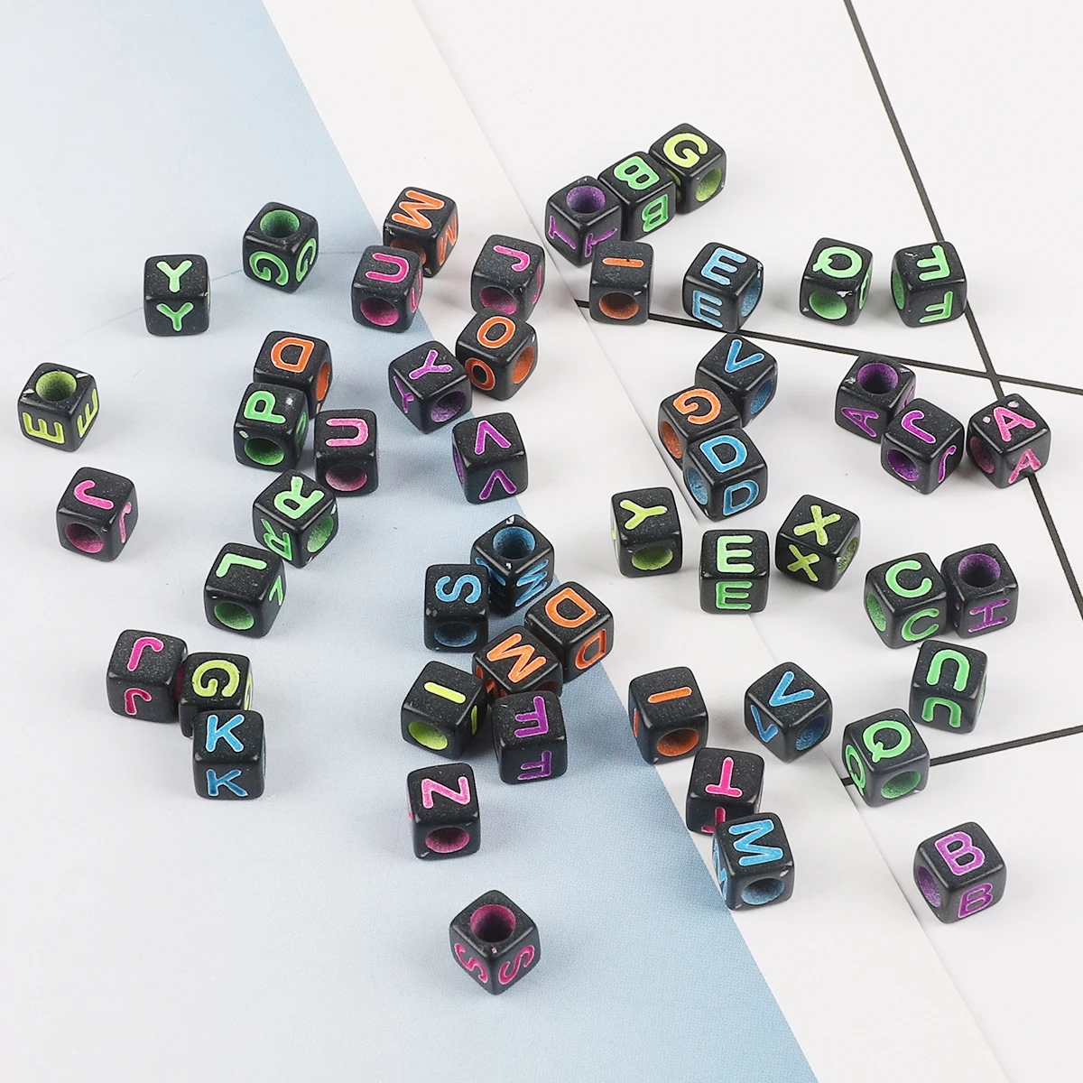 100pcs Color Transparent Mixed Letters 6mm Loose Spacer Beads For Jewelry Charm Making DIY Children Kids Necklace Bracelet
100pcs Color Transparent Mixed Letters 6mm Loose Spacer Beads For Jewelry Charm Making DIY Children Kids Necklace Bracelet