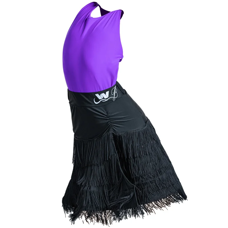 Latin Dance Dress Girls Tango Rumba Cha Cha Samba Salsa Dancing Practice Costumes Sleeveless Leotard Black Fringed Skirt DN5889
Latin Dance Dress Girls Tango Rumba Cha Cha Samba Salsa Dancing Practice Costumes Sleeveless Leotard Black Fringed Skirt DN5889