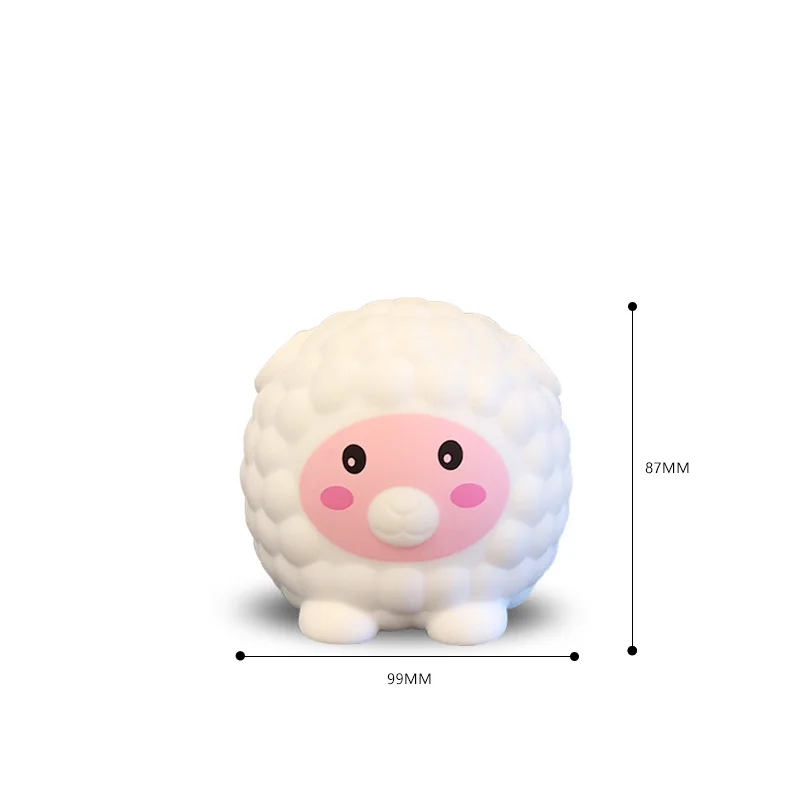 LED Jolly Mah USB Nightlight Cute Cartoon Silicone Seven Color Nightlight Children's Bedroom Decoration Gift Remote Control
LED Jolly Mah USB Nightlight Cute Cartoon Silicone Seven Color Nightlight Children's Bedroom Decoration Gift Remote Control