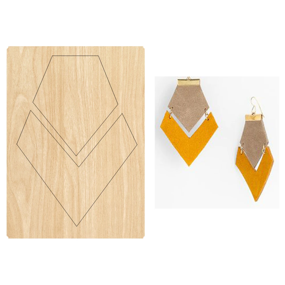 Cut Out Leather Earring Cutting Die Earring Cutting Mold Wood Dies for Leather Cutter for Leather Crafts(Style1)
Cut Out Leather Earring Cutting Die Earring Cutting Mold Wood Dies for Leather Cutter for Leather Crafts(Style1)