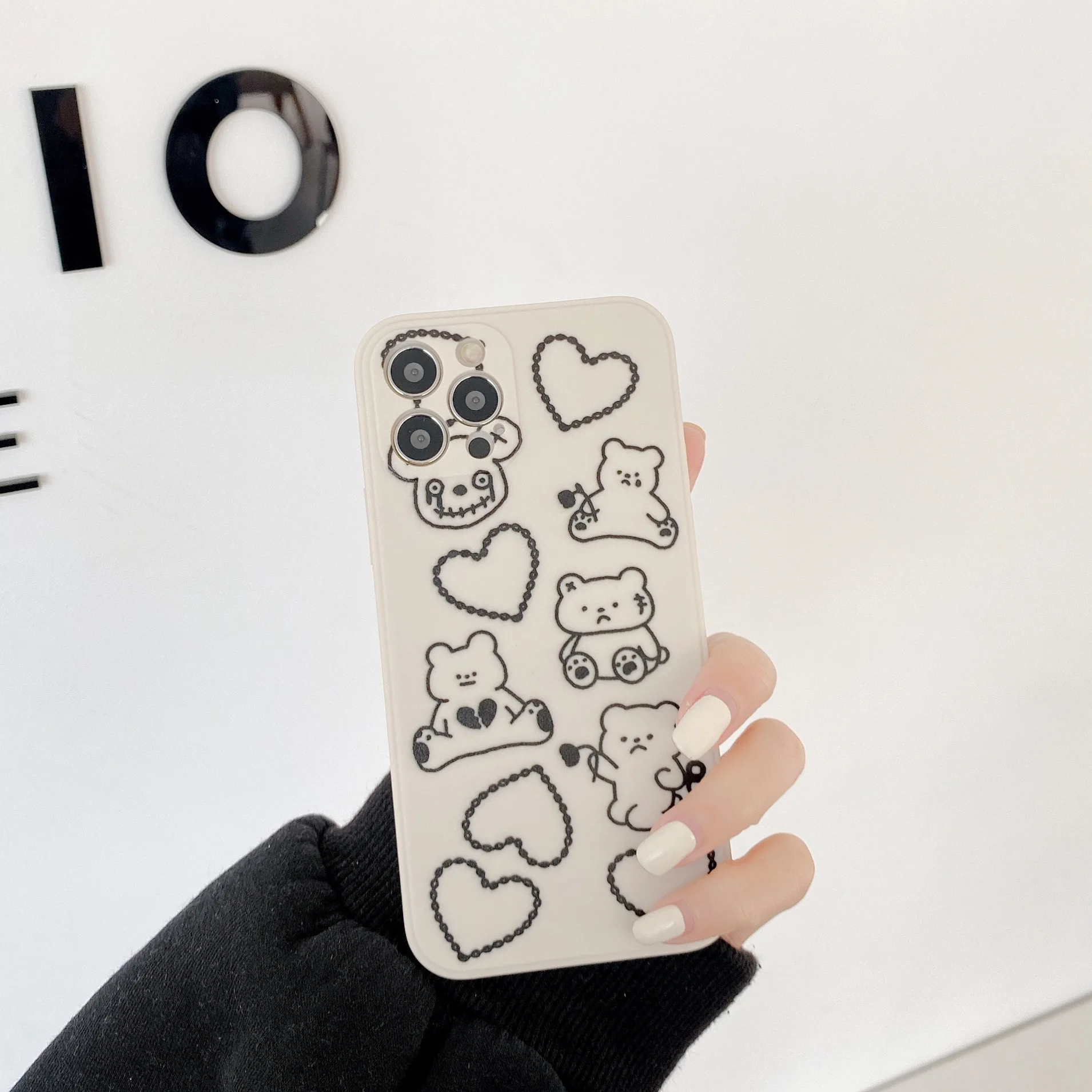 Retro Broken heart doodle line bear kawaii japanese Phone Case For iPhone 12 11 Pro Max Xr Xs Max 7 8 Plus 7Plus case Cute cover
Retro Broken heart doodle line bear kawaii japanese Phone Case For iPhone 12 11 Pro Max Xr Xs Max 7 8 Plus 7Plus case Cute cover