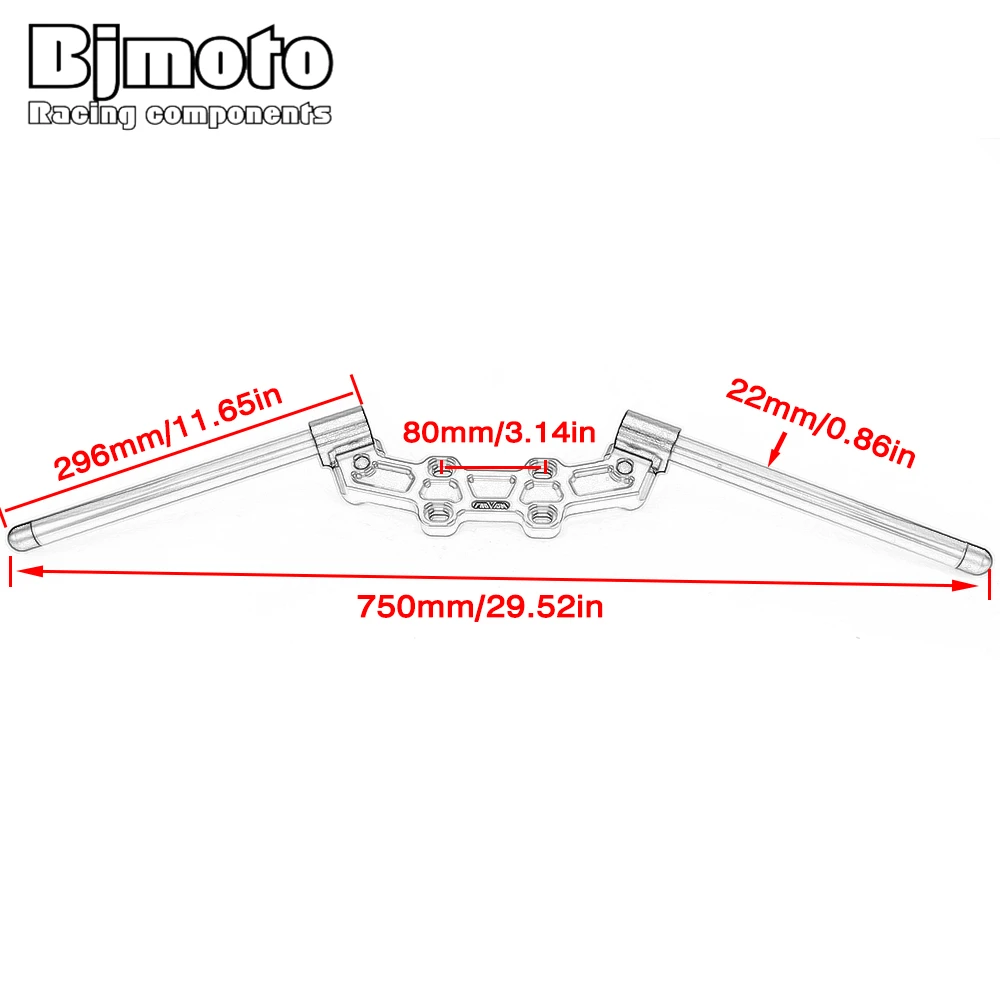 Motorcycle Clip on Adjustable Handlebars Handle Bar With Adapter For Honda CB650R CB 650R 2019 2020 2021
Motorcycle Clip on Adjustable Handlebars Handle Bar With Adapter For Honda CB650R CB 650R 2019 2020 2021