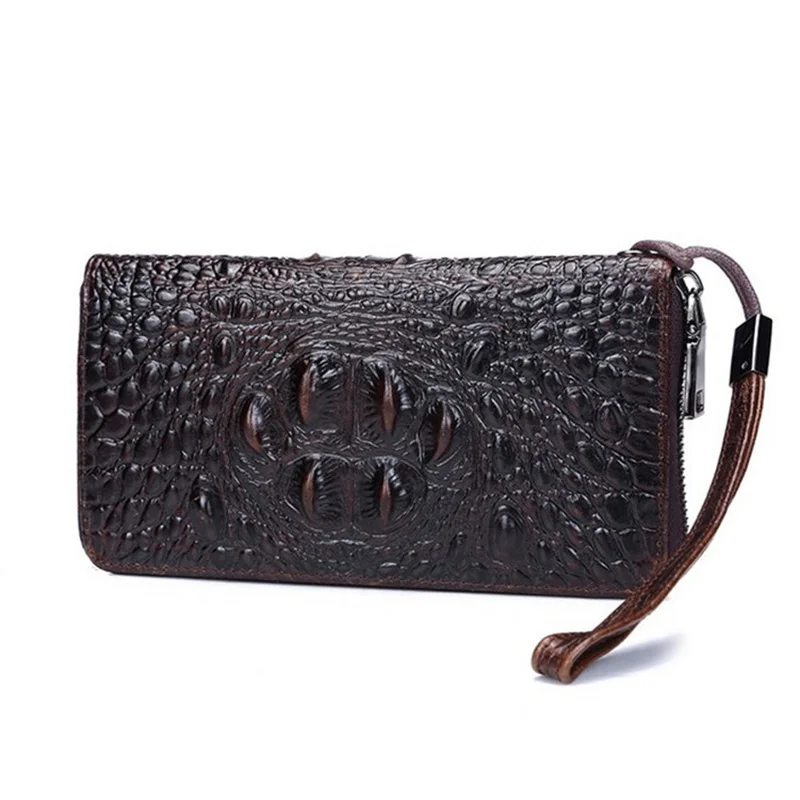 Alligator Men Wallets Cow Genuine Leather Brown Clutch Men Zipper Crocodile With Card Holder Coin Pocket Men Wallets Classic
Alligator Men Wallets Cow Genuine Leather Brown Clutch Men Zipper Crocodile With Card Holder Coin Pocket Men Wallets Classic