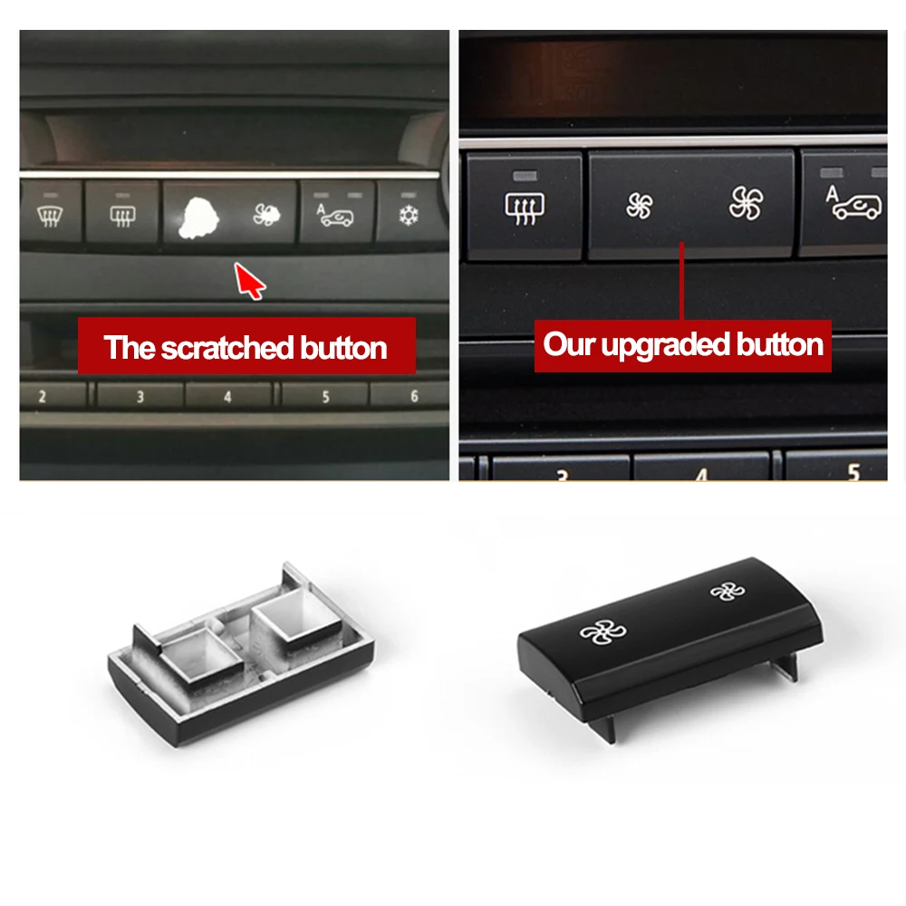 Dashboard AC Wind Volume Air Conditioner Button Cover Replacement For BMW X5 X6 E70 E71 E72
Dashboard AC Wind Volume Air Conditioner Button Cover Replacement For BMW X5 X6 E70 E71 E72