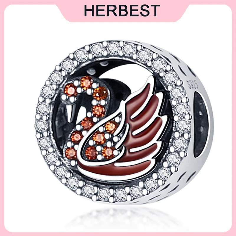 Женский браслет-Шарм «Лебедь» 
Женский браслет-Шарм «Лебедь»