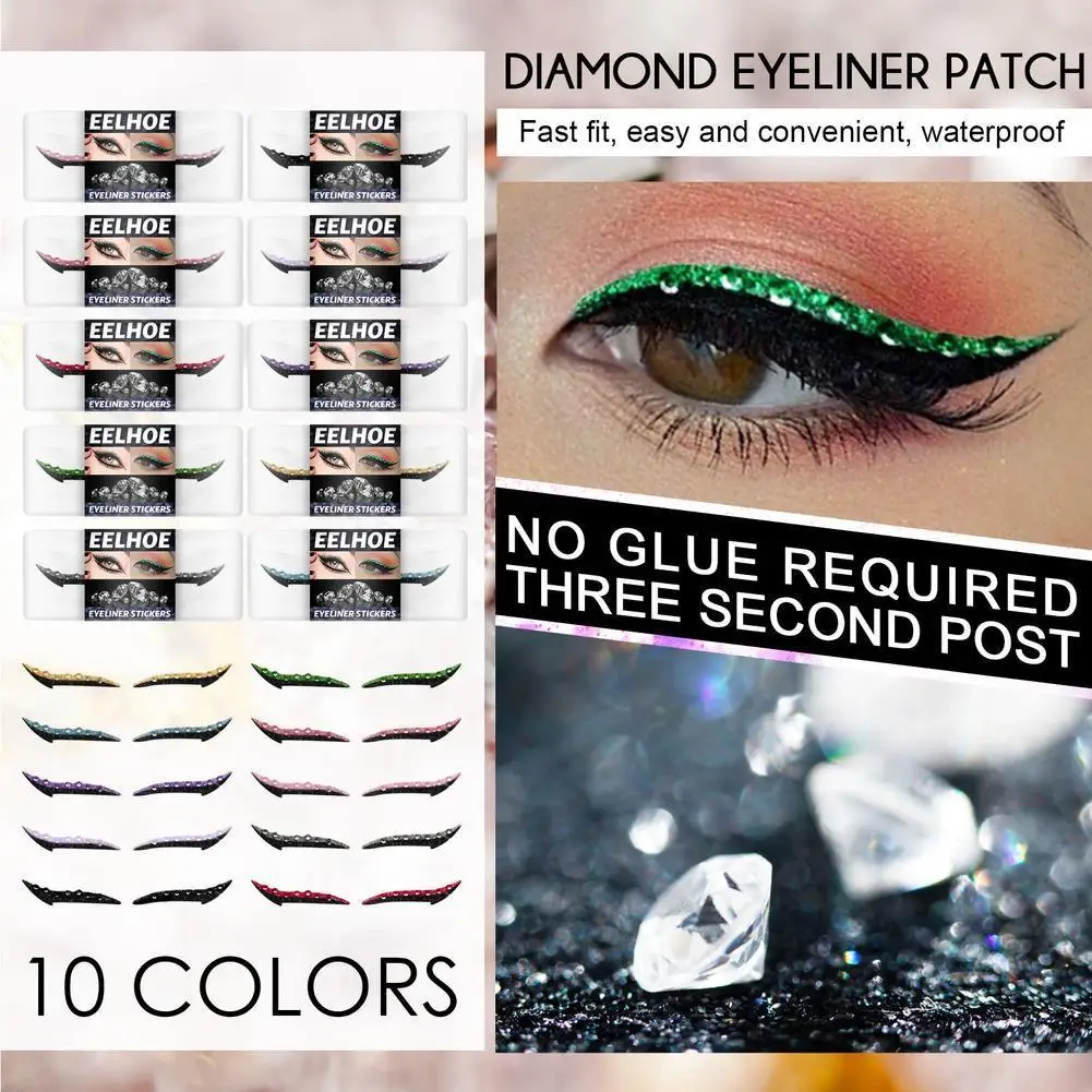 Eyeliner Eyelash Sticker Self-adhesive Double Eyelid Tape Reusable Waterproof Glitter Eyeliner Sticker Makeup Tool
Eyeliner Eyelash Sticker Self-adhesive Double Eyelid Tape Reusable Waterproof Glitter Eyeliner Sticker Makeup Tool