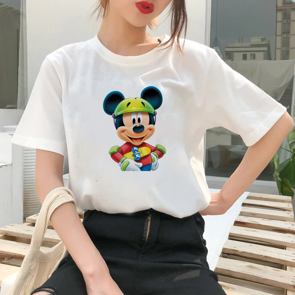 Disney 2021 New Women T Shirt Modern Creative Short Sleeve Mickey Prepared Flowers For Valentine's Day Graphic Printed Tshirt
Disney 2021 New Women T Shirt Modern Creative Short Sleeve Mickey Prepared Flowers For Valentine's Day Graphic Printed Tshirt
