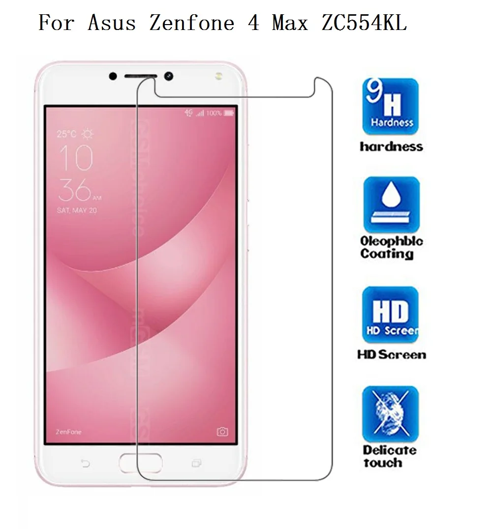 Для Asus Zenfone 4 Max Высококачественная защитная пленка из закаленного стекла ZenFone 2