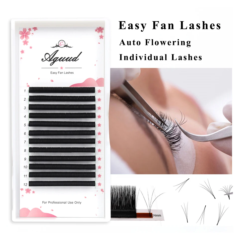 AGUUD Cashmere Eyelash Extension Supplies Easy Fan Fast Russian Volume Fans Thick 003 005 007 Fluffy Easy Fan Lash Extension
AGUUD Cashmere Eyelash Extension Supplies Easy Fan Fast Russian Volume Fans Thick 003 005 007 Fluffy Easy Fan Lash Extension