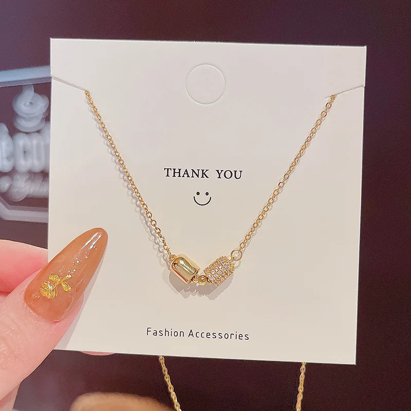 Exquisite Zircon Geometric Pendant Necklace for Women Fashion Stainless Steel Gold Color Choker Necklaces Girls Jewelry Gift
Exquisite Zircon Geometric Pendant Necklace for Women Fashion Stainless Steel Gold Color Choker Necklaces Girls Jewelry Gift