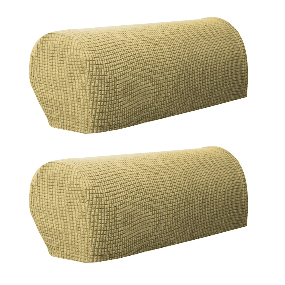 2Pcs Universal Sofa Armrest Cover Elastic Armrest Protector Solid Color Armrest Protective Cloth Multi-Color Optional None Slip 
2Pcs Universal Sofa Armrest Cover Elastic Armrest Protector Solid Color Armrest Protective Cloth Multi-Color Optional None Slip
