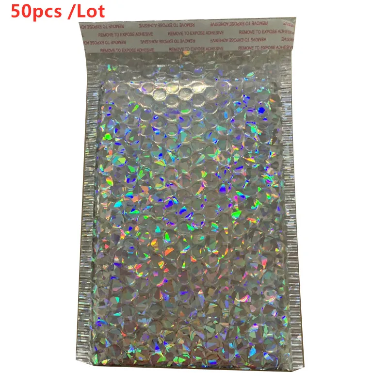 50/30/10/5 шт./лот конверты с пузырьками из лазерной бумаги подарочные пакеты для