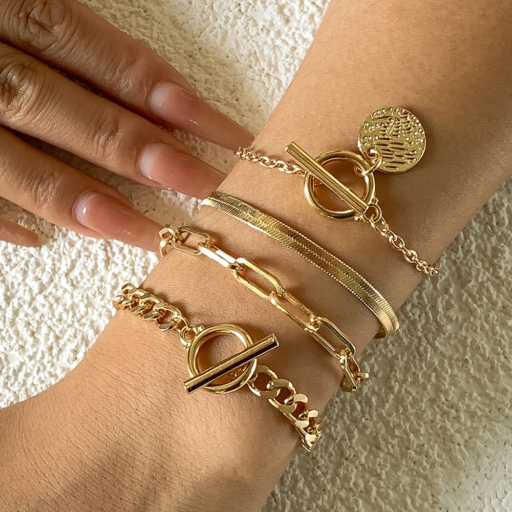 Lacteo 4Pcs/Set Vinatge Virgin Mary Statue Carved Coin Dangle Bracelet For Women Hip Hop Snake Cross Chain Bangle Bracelet
Lacteo 4Pcs/Set Vinatge Virgin Mary Statue Carved Coin Dangle Bracelet For Women Hip Hop Snake Cross Chain Bangle Bracelet