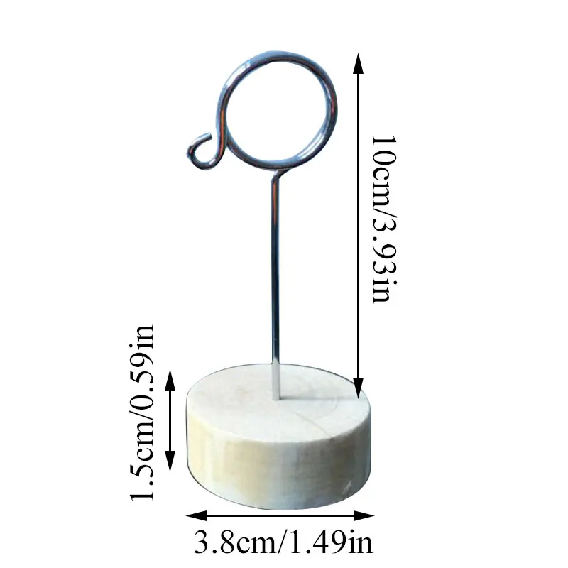 1PC New Creative Round Wooden Photo Clip Table Number Photo Stand Memo Name Card Hanging Stand Note Items Picture Frame
1PC New Creative Round Wooden Photo Clip Table Number Photo Stand Memo Name Card Hanging Stand Note Items Picture Frame