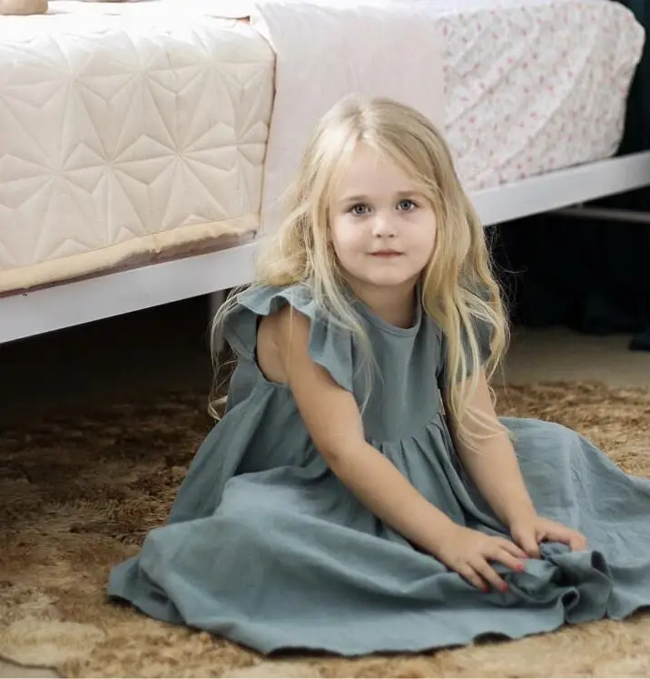 Girls Dress Summer New Flying Sleeve Lace Casual Princess Dress Lacing Dress Kids Dresses for Girls
Girls Dress Summer New Flying Sleeve Lace Casual Princess Dress Lacing Dress Kids Dresses for Girls