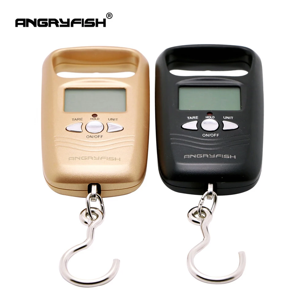 Мини весы ANGRYFISH портативные карманные с ЖК дисплеем и крючком|scales electronic|scale pocketscale