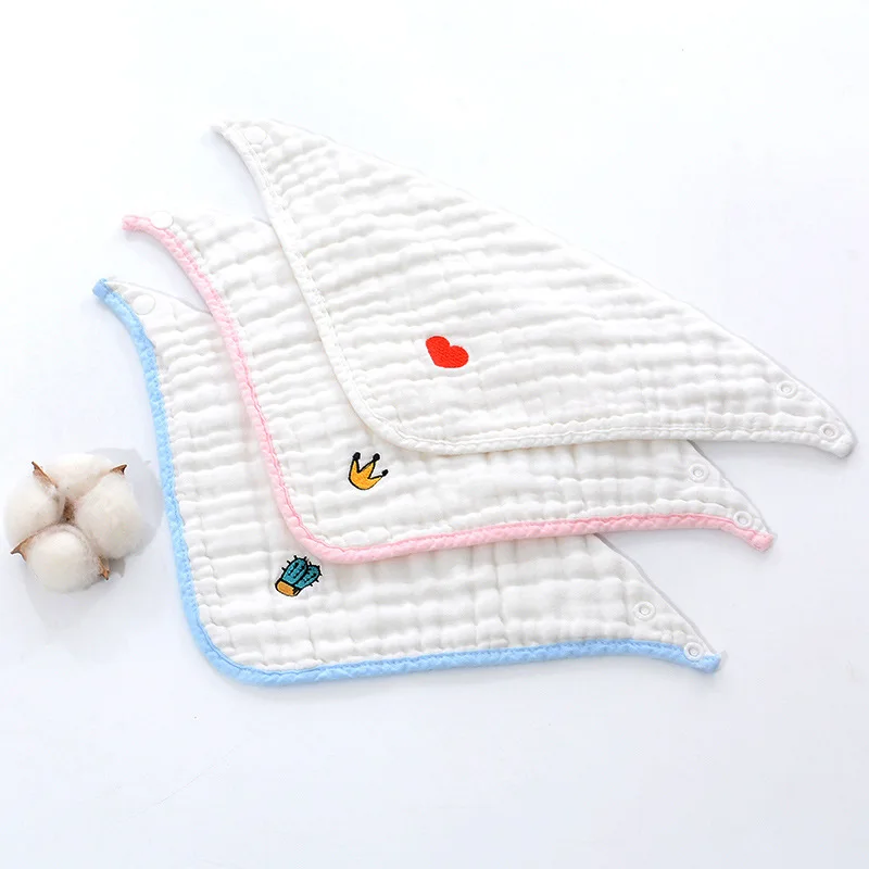 Baby four-layer gauze triangle towel baby milk towel cotton infant saliva towel non-fluorescent washed gauze baby bib towel plai
Baby four-layer gauze triangle towel baby milk towel cotton infant saliva towel non-fluorescent washed gauze baby bib towel plai