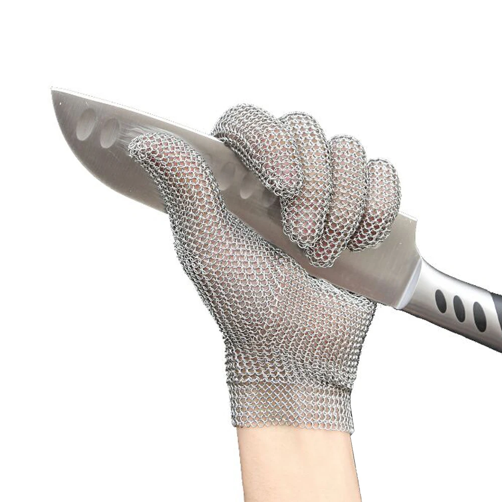 Protective Glove Stainless Steel Mesh Glove Anit-Cut Knife Resistant Chain Mail Protective Glove for Kitchen Butcher Working
Protective Glove Stainless Steel Mesh Glove Anit-Cut Knife Resistant Chain Mail Protective Glove for Kitchen Butcher Working