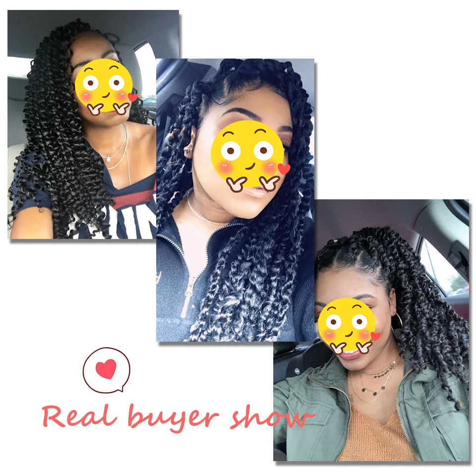18inch Long Crochet Hair Passion Twist Hair Synthetic Braiding Hair Extension Dreadlocks Ombre Blonde Braid from Doris beauty
18inch Long Crochet Hair Passion Twist Hair Synthetic Braiding Hair Extension Dreadlocks Ombre Blonde Braid from Doris beauty
